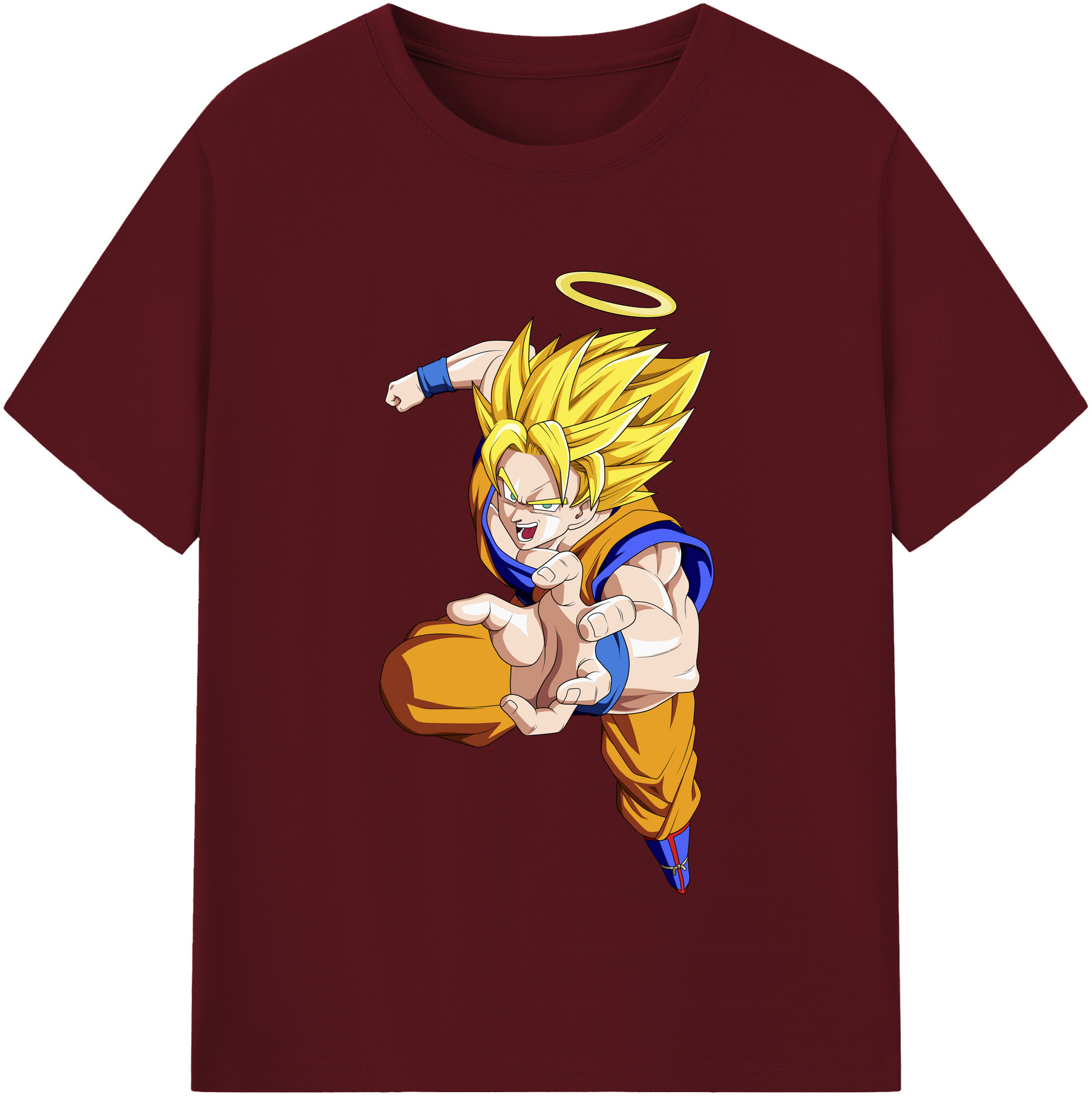 （画像用） ドラゴンボール 孫悟空（そん ごくう）Son Goku カカロット DRAGON BALL Kakarotto 綿100％半袖Tシャツ（フロントプリント）